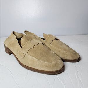 Lucky Brand 7.5 Tan Leather Loafers LK CALLISTER